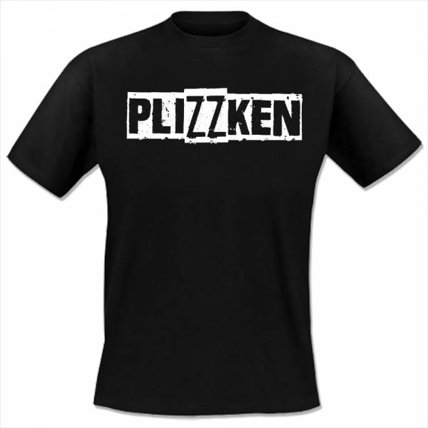 Plizzken - Logo, T-Shirt schwarz