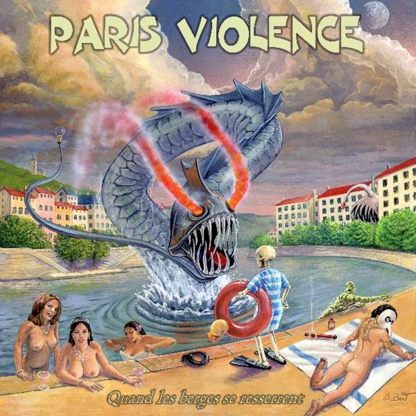 Paris Violence – Quand Les Berges Se Resserrent, LP lim. 300 orange splatter