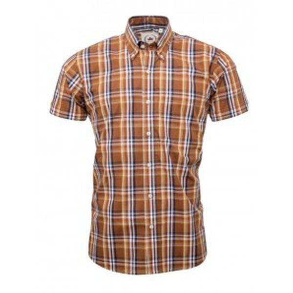 RELCO Clothing - Button Down Kurzärmel-Shirt CK38, verschiedene Größen