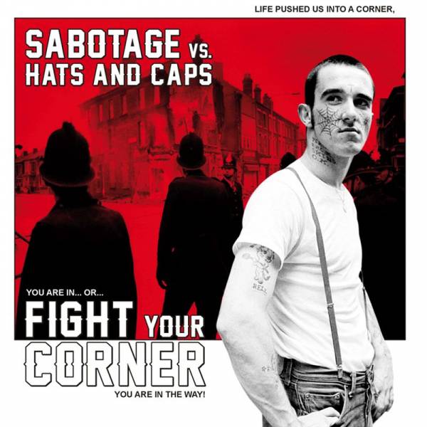 Sabotage vs. Hats and Caps - Fight your Corner, 7" lim. 231 schwarz versch. Cover