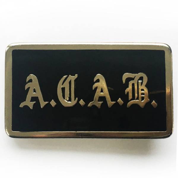 A.C.A.B. - Fraktur, Gürtelschnalle