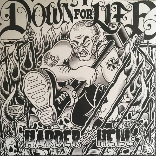 Down For Life - Harder than hell, LP lim. verschiedene Farben BESCHÄDIGT