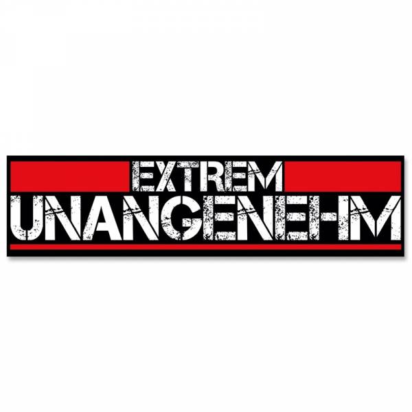 Extrem Unangenehm - Logo, Aufkleber