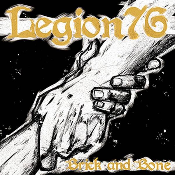 Legion 76 - Brick and Bone, 7'' orange/schwarz splatter