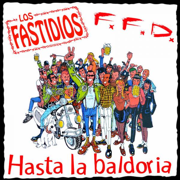 Los Fastidios / F.F.D. - split, LP rot, lim. 300