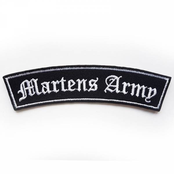 Martens Army - Schriftzug gebogen, Aufnäher