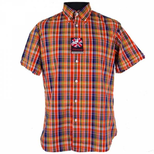 Warrior - Reed, Button Down Hemd Kurzarm, Slim-Fit