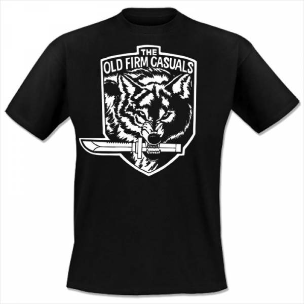 Old Firm Casuals - Wolf (WEISS), T-Shirt