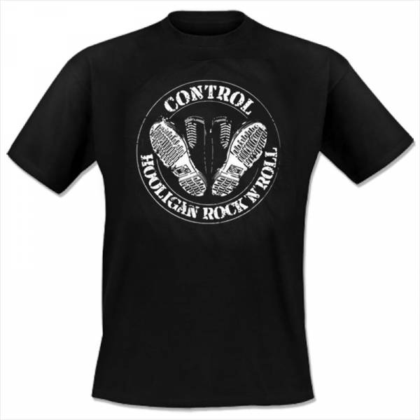 Control - Hooligan RocknRoll, T-Shirt schwarz