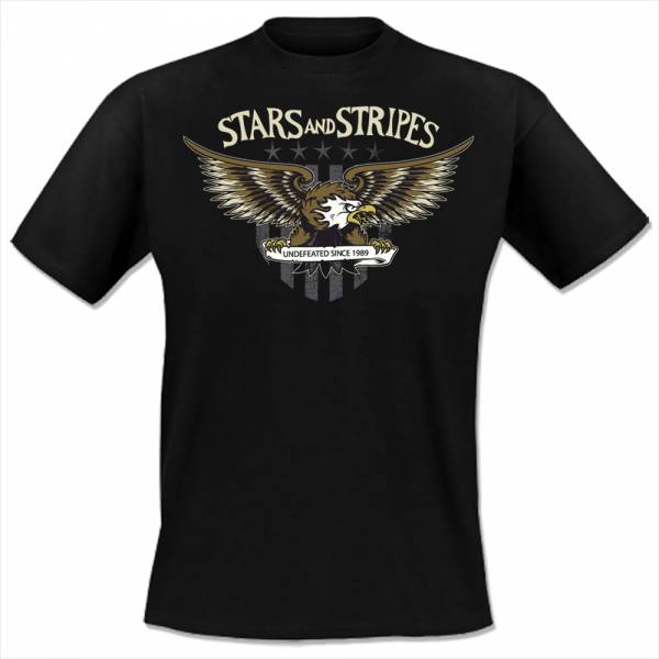 Stars And Stripes - Eagle, T-Shirt schwarz