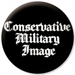 Conservative Military Image - Classic Logo, Button Conservative Military Image - Classic Logo, Button
