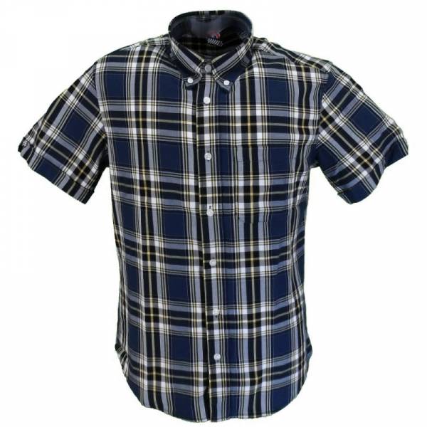 Warrior - Lip Up, Button Down Hemd Kurzarm, Slim-Fit