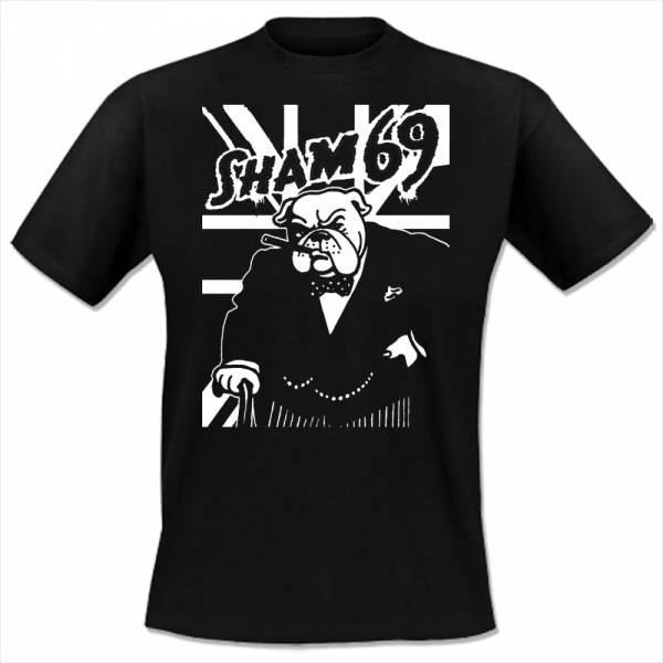 Sham 69 - Churchill, T-Shirt schwarz