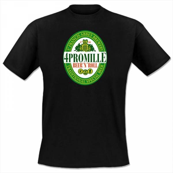 4 Promille - Beer 'n' Roll, T-Shirt schwarz
