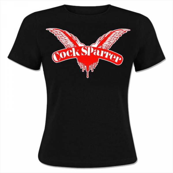 Cock Sparrer - Logo, Girly Shirt schwarz