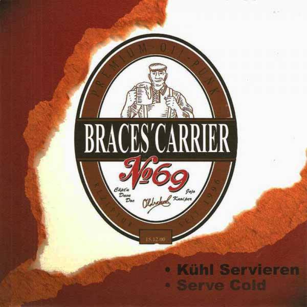 Braces Carrier - Kühl servieren, 7'' schwarz, Lagerspuren