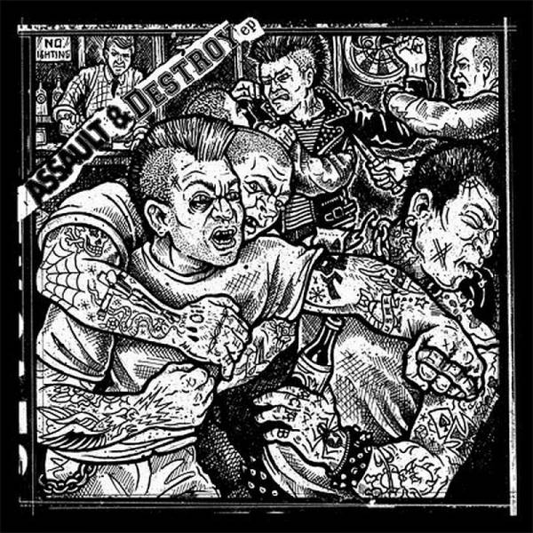 DDC / Assault & Battery - Assault & Destroy EP, 10'' lim. verschiedene Farben