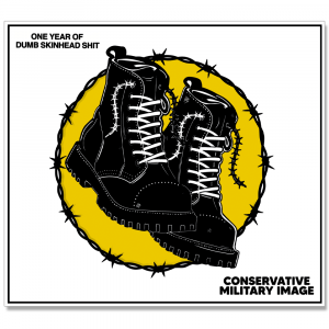 Conservative Military Image - One year of dumb skinhead shit, CD DigiPack Conservative Military Image - One year of dumb skinhead shit, CD DigiPack