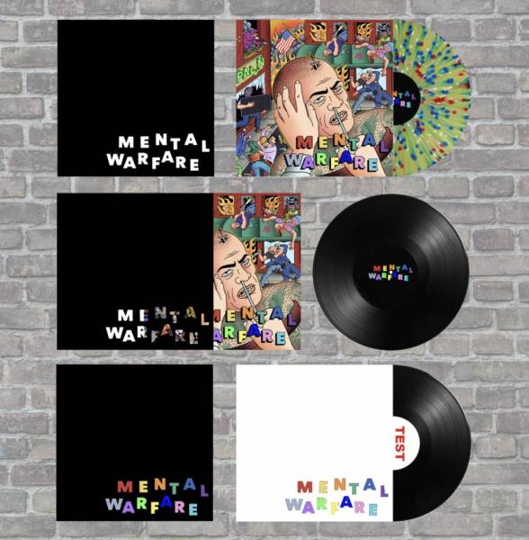 MENTAL WARFARE - Everything is Wrong, LP versch. Farben Lionheart Records