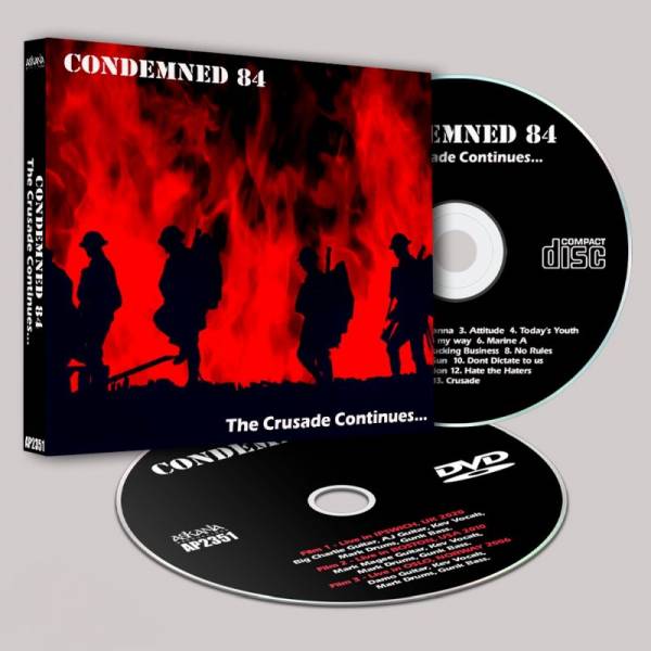 Condemned 84 - The Crusade continues..., CD + DVD