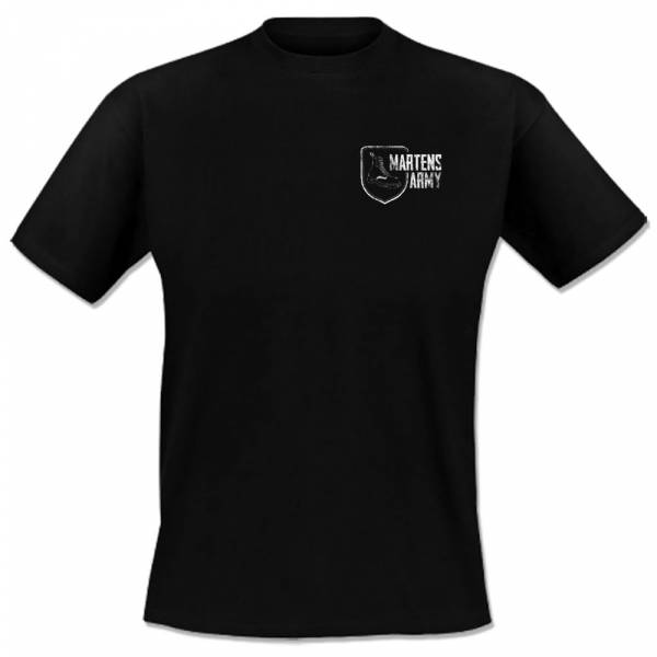 Martens Army - Wappen Pocket, T-Shirt schwarz Vorbestellung