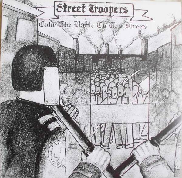 Street Troopers - Take The Battle To The Street, LP schwarz BESCHÄDIGT!!!