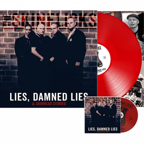 Skinflicks, The - Lies, Damned Lies and Skinhead Stories, LP lim. 500 rot