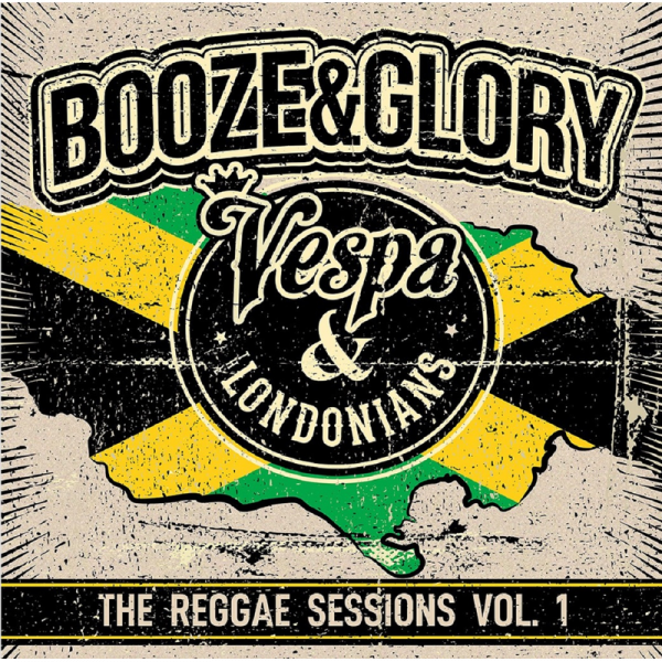 Booze & Glory - The Reggae Sessions Vol. 1, LP Repress 22' black green & mustard galaxy