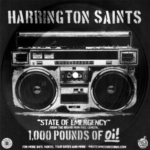 Harrington Saints - State of emergency, 7'' Flexi