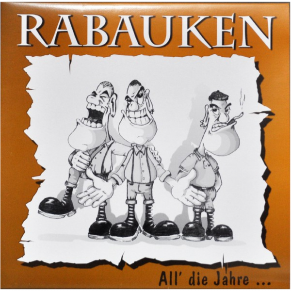 Rabauken - All die Jahre, LP 2. Auflage schwarz BESCHÄDIGT!!!