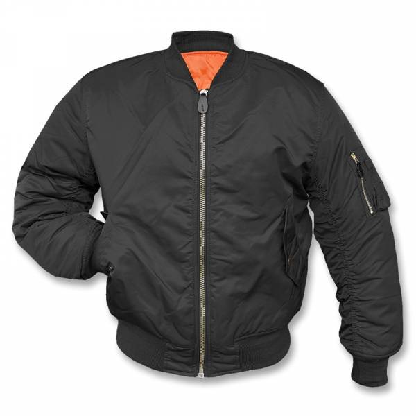 Bomberjacke - MA1, US Fliegerjacke schwarz