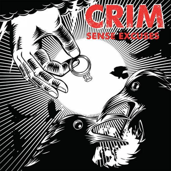 Crim - Sense Excuses, 7'' gelb/rot splatter