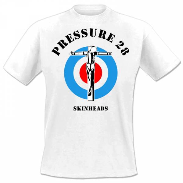 Pressure 28 - Skinhead, T-Shirt weiss lim. 50, OTS Exklusiv