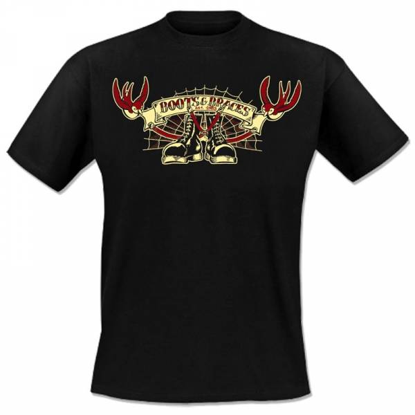 Boots & Braces - Est. 1983, T-Shirt schwarz
