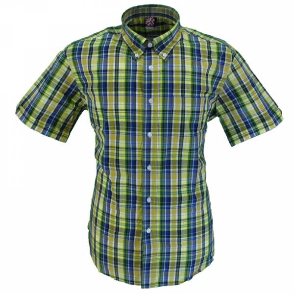 Warrior - Strummer, Button Down Hemd Kurzarm, Slim-Fit