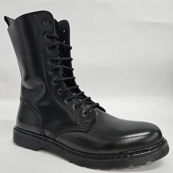 RESTPOSTEN Boots & Braces 10 Loch Stiefel ohne Stahlkappe, EU 43/UK 9 schwarz