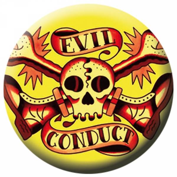 Evil Conduct - Bones & Boots, Button B044