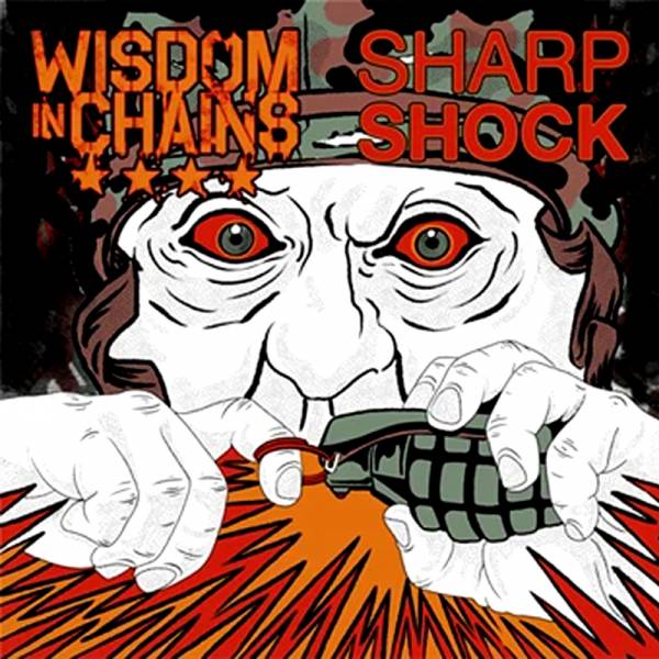 Wisdom In CHains / Sharp Shock - Split, 7" schwarz, lim. 250