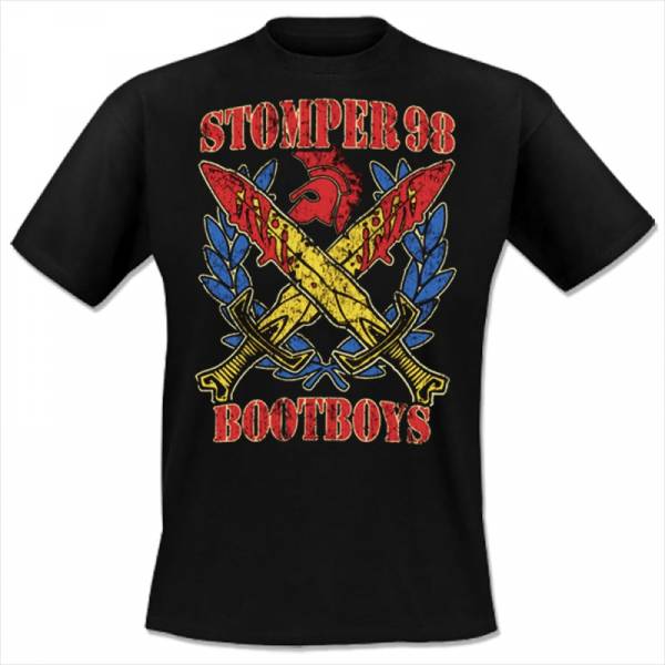 Stomper 98 - Bootboys, T-Shirt schwarz