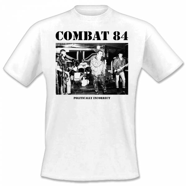 Combat 84 - Band, T-Shirt weiss