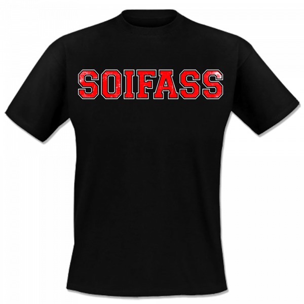 Soifass - College Logo, T-Shirt schwarz