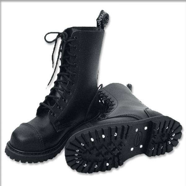 10 Loch, Boots / Stiefel schwarz