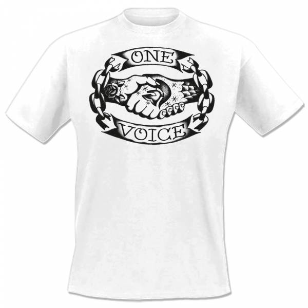 One Voice - Logo, T-Shirt weiss