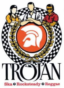 Trojan (Ska-Rocksteady-Reggae), Aufkleber Trojan (Ska-Rocksteady-Reggae), Aufkleber