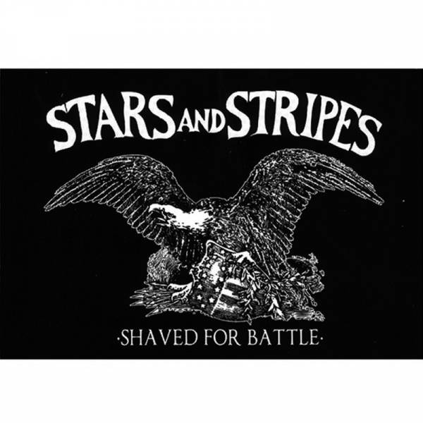 Stars and Stripes - Shaved for battle, Aufkleber