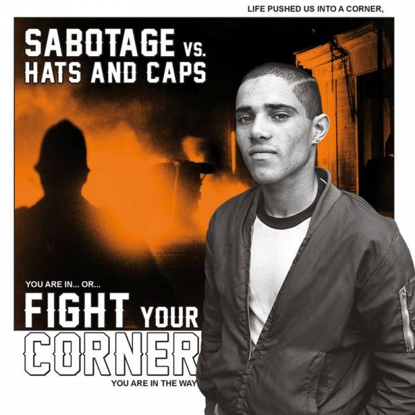 Sabotage vs. Hats and Caps - Fight your Corner, 7" lim. 231 schwarz versch. Cover