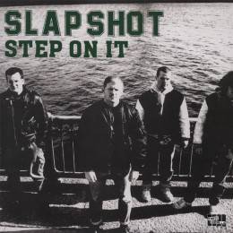 Slapshot - Step on it, LP, Repress, lim. 1000 weiss BESCHÄDIGT!!!