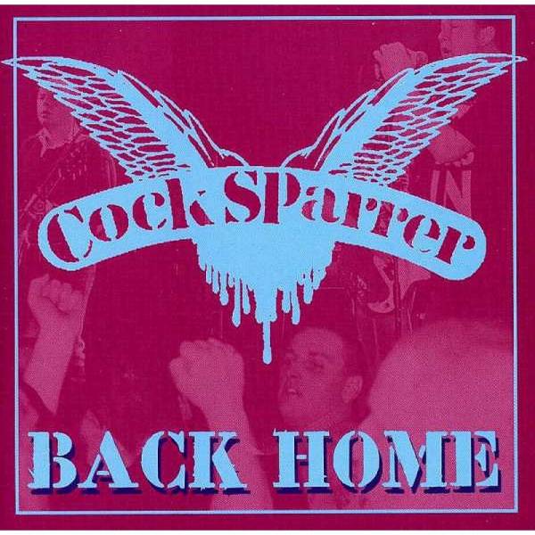 Cock Sparrer - Back Home, DoLP lim. 400 blau/rot BESCHÄDIGT!!!