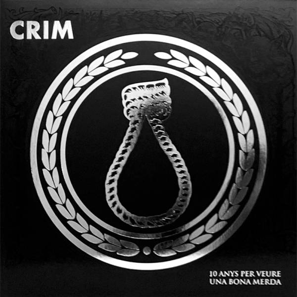 CRIM - 10 Anys Per Veure Una Bona Merda, LP silber/schwarz splatter Gatefold, lim. 100