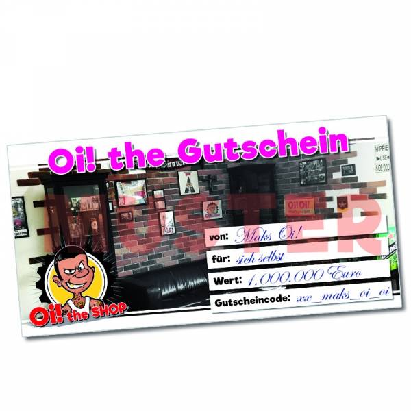 Gutschein / Voucher